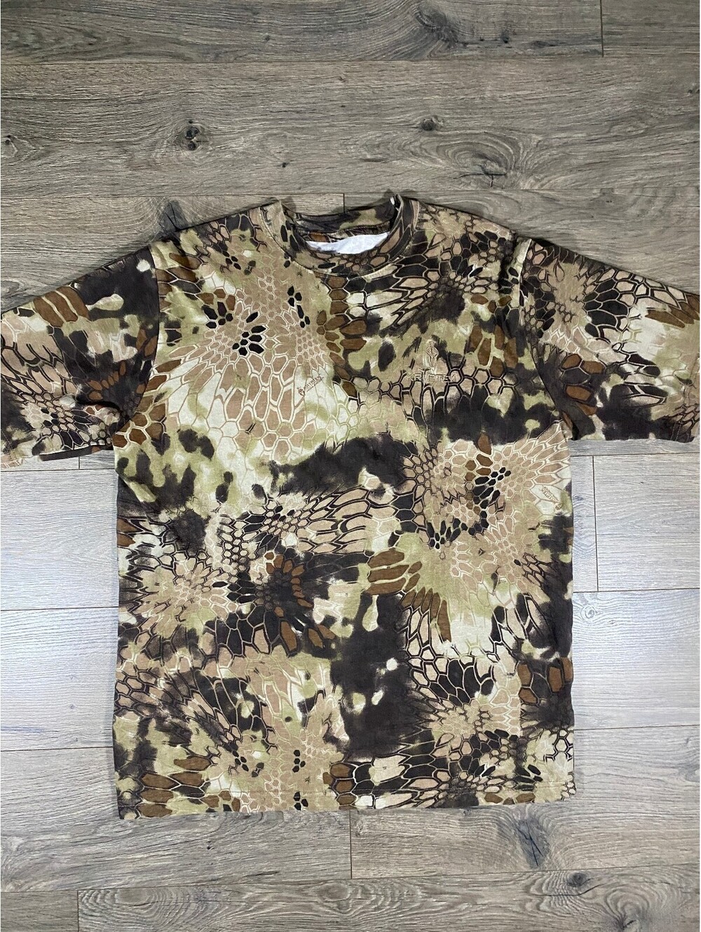 Kryptek Highlander Camo T Shirt Mens M Short Sleeve Hunting Tactical Outdoor